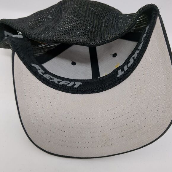 Woodland Empire Ale Craft Fitted Mesh Back Trucker Hat Black One Size - Picture 6 of 8